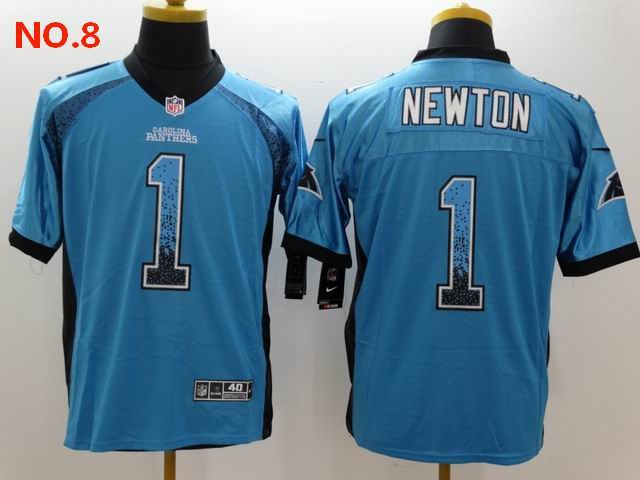 Men's Carolina Panthers #1 Cam Newton Jersey NO.8;